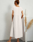 Gabrielle™ — Midi jurk met tijdloze elegante stof