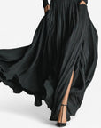 Sofie - Maxijurk met hoge taille