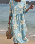 Ilse - Geborduurde Vintage Jurk