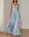 LYRA | Elegante Maxi-jurk met flatterende plooisilhouet