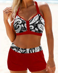 Noortje | Flatterende bikini met hoge taille en ribbels