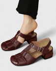 Diana - Elegante leren sandalen