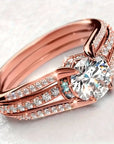 Vintage ring in kristal – Goud, Zilver, Roségoud