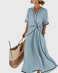 Helena | Maxi Jurk Drapée