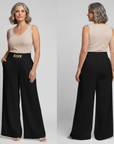 Évelyne™ — Hoge taille wijde broek