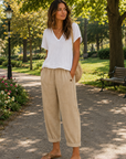 Valerie | Luchtige Linnenbroek