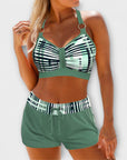 Juliana - Hoge taille bikini met ribbels