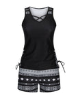 Tankini Geometrische Print Badpak