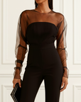 Sophy -- Elegante jumpsuit met mesh