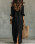 Trudy | Flatterende Maxi Jurk