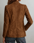 Cristina | Vintage Bruine Blazer