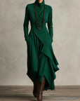 Marry - Maxi Jurk met Hoge Hals
