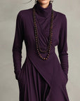 Marry - Maxi Jurk met Hoge Hals