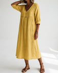 Lioréa™ — Elegante, casual midi jurk