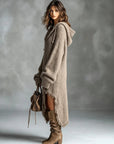 Gerda | Oversized gebreide hoodie jurk