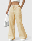 Manon – Comfortabele wide leg broek met strepen
