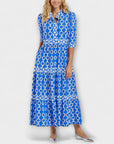 JULIANA | MIDI-JURK MET KETTINGPATROON