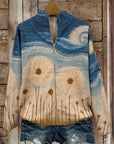 Yolanda™ | Paardenbloemweide Gequilt Zip Vest