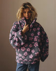 Marcia | Fleece Trui met Revers en Ritssluiting