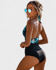 Joana - Elegante Badpak met Hoge Taille