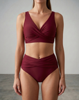 Anne | Flatterende Overslag Bikini met Ondersteunende Cups