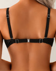 Rugloze Twee-delige Bikini Voor Het Strand