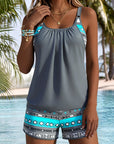Tankini Geometrische Print Badpak