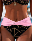 Gabriëlle | Bikini met Verlooplijnenpatroon