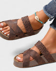 Laura - Orthopedische sandalen van leer