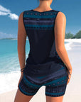Márcia - Tankini met geometrische print