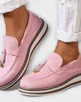 Ines - Casual mocassins met ronde neus
