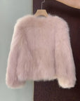 Franca | Fluffy korte jas met knopen