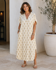 Angela - Zomerjurk met geometrische print