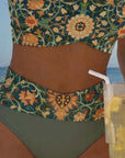 Vintage Bloemenprint Bikini Sexy