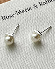Elegante Zoetwaterparel Dangle Oorbellen