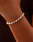 Elegante Parel en Gouden Armband