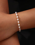 Elegante Parel en Gouden Armband