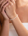 Elegante Parel en Gouden Armband