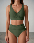 Anne | Flatterende Overslag Bikini met Ondersteunende Cups