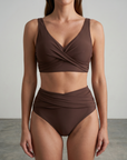 Anne | Flatterende Overslag Bikini met Ondersteunende Cups