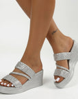 Diana - Sandalen met Vlechtbanden