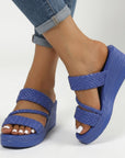Diana - Sandalen met Vlechtbanden