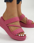 Diana - Sandalen met Vlechtbanden