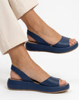 Cláudia - Platte Sandalen met Anatomische Zool