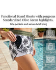 Bedekking En Bikini Crisscross Mouwloos Topje + Koorddruk Geprinte Broek Voor