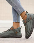 Gisela - Comfortabele orthopedische schoenen met leereffect