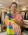 Angela - Kleurrijk Vintage Sweatshirt