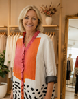 Nelly - Elegante linnen zomerblouse