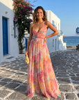 Dayana – Maxi Jurk Met Kruislingse Hals