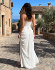 Ciara – Maxi-jurk met drapeerkorset